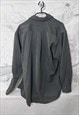 GRAY CARGO OVERSIZED SHIRT - LARGE 