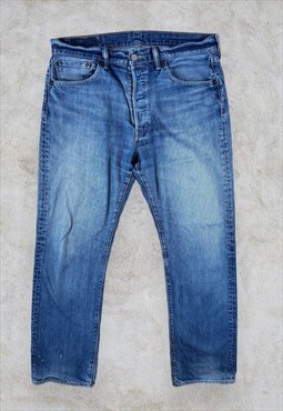 Vintage Levi's 501 Jeans Straight Leg Blue Men's W34 L30