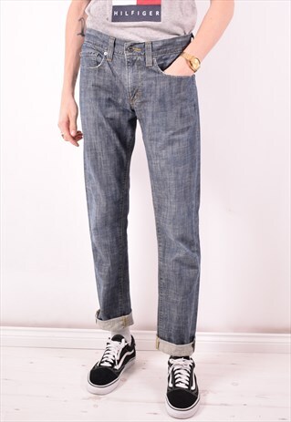 LEVI'S 511 MENS VINTAGE JEANS W32 L32 BLUE 90S