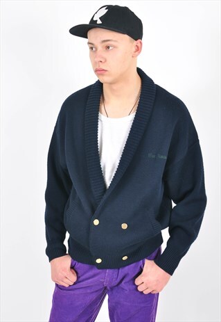 VINTAGE CARDIGAN IN BLUE
