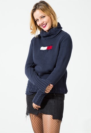 VINTAGE TOMMY HILFIGER KNIT JUMPER / S386