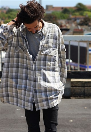 VINTAGE // 90'S // CAMEL // CASUAL SHIRT