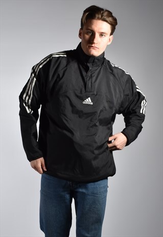 1990S ADIDAS REVERSIBLE FLEECE PULLOVER JACKET