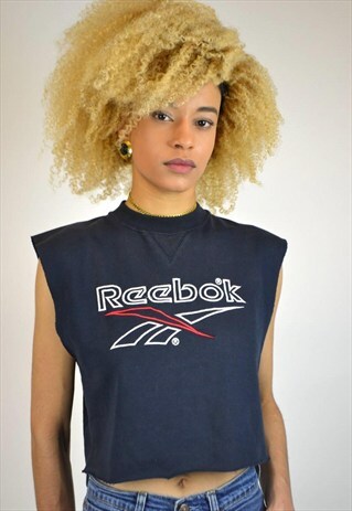 VINTAGE 90'S REEBOK RAW EDGE CROP TOP