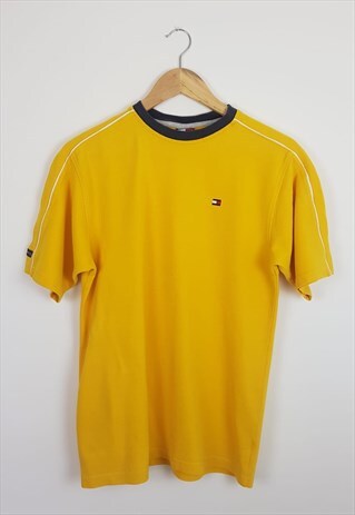 VINTAGE TOMMY HILFIGER T-SHIRT YELLOW