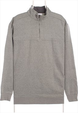 Vintage 90's Columbia Sweatshirt Spellout Crewneck Grey Men'