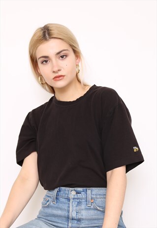 VINTAGE 90S RALPH LAUREN BLACK TOP T-SHIRT