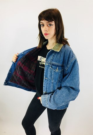 VINTAGE 80S GAP OVERSIZED DENIM JACKET