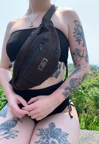 VINTAGE REWORK FENDI ZUCCA BUM BAG