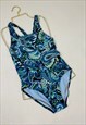 VINTAGE 90'S PAISLEY ABSTRACT PATTERNED SWIMSUIT