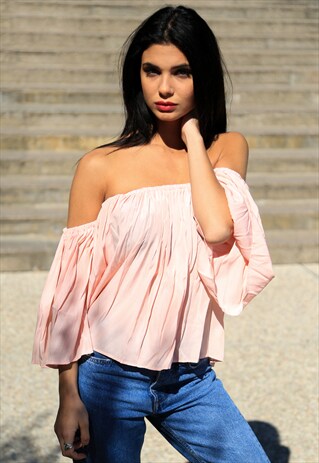 OFF-THE-SHOULDER SUMMER TOP