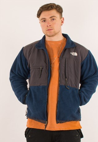 VINTAGE BLUE NORTH FACE DENALI FLEECE MEDIUM