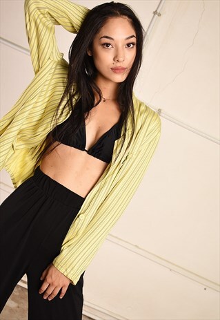 80'S RETRO STRIPED PARIS CHIC BLAZER JACKET