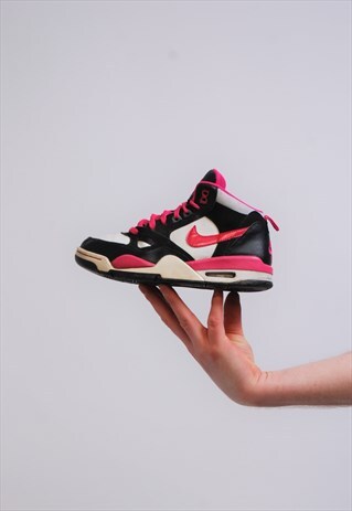 VINTAGE NIKE AIR FLIGHT 2013 HIGH-TOP TRAINERS