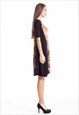 ANIMAL PRINT A LINE DRESS