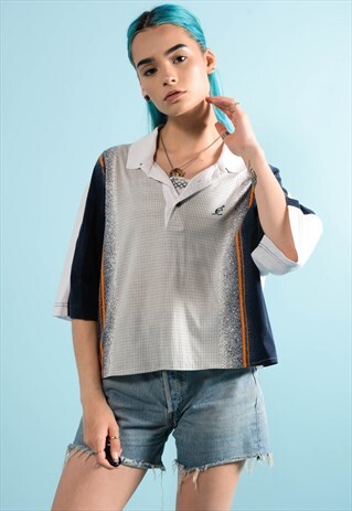 VINTAGE AUSTRALIAN CROPPED POLO SHIRT