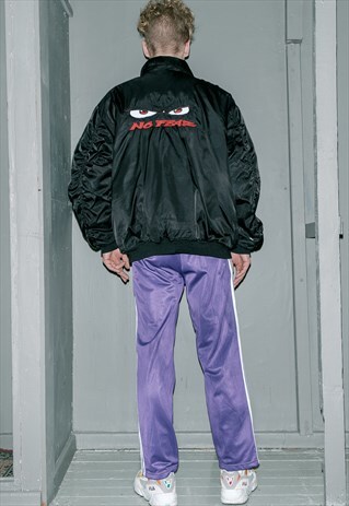 NO FEAR VINTAGE BOMBER JACKET / 1990S