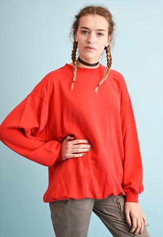 90'S RETRO ATHLEISURE SPORTS OVERSIZED SWEATSHIRT JUMPER