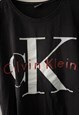 Y2KBIG LOGO CALVIN KLEIN SLIM T-SHIRT - L - XL