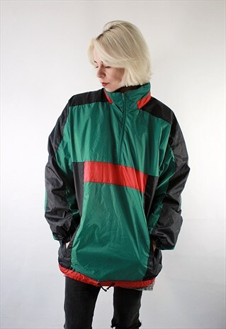 VINTAGE 90'S CLASSIC OLDSCHOOL WINDBREAKER JACKET