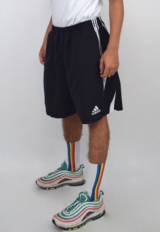 VINTAGE 90'S ADIDAS BLACK SHORTS