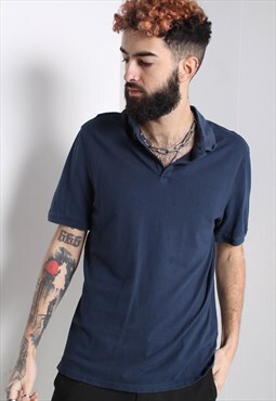 Vintage Calvin Klein Polo Shirt Blue