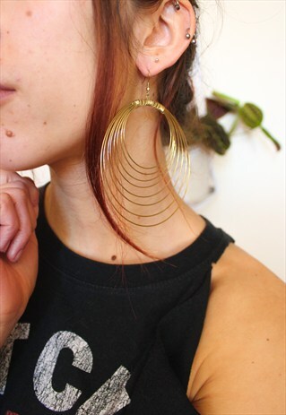 FAIRTRADE GOLD HOOP EARRINGS