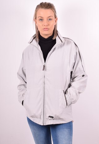 CHAMPION WOMENS VINTAGE JACKET MEDIUM GREY 90S