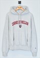 Vintage Champion Carnegie Mellon Sweatshirt Grey Medium