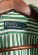 VINTAGE GREEN STRIPPED COTTON SHIRT