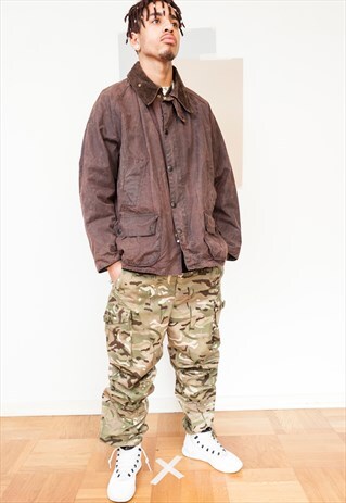 BARBOUR BEDALE WAX JACKET WITH CORDUROY COLLAR (REF/1131)