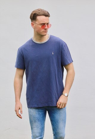 RALPH LAUREN USA VINTAGE RINGER T SHIRT