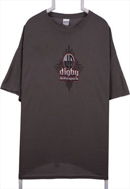 Vintage 90's Gildan T Shirt Nascar Back Print Short Sleeve