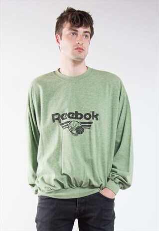 90'S GREEN REEBOK SWEATSHIRT
