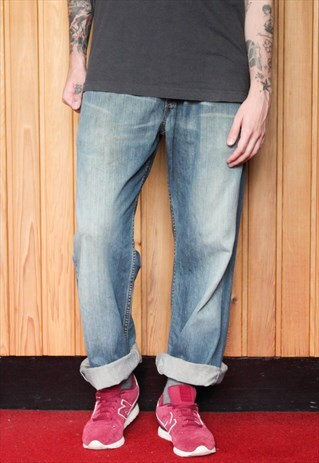 VINTAGE BLUE 559 LEVI'S PAINT JEANS
