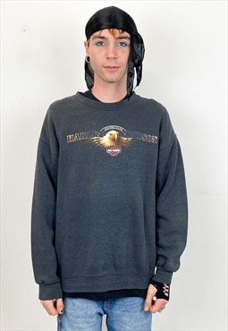 Vintage 90s Brian's Langhorne dark grey sweatshirt 