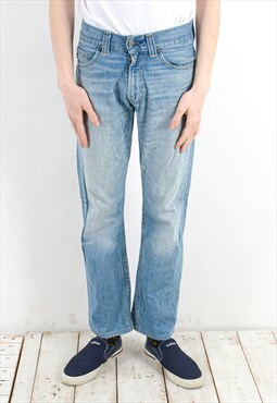 Vintage Men 506 W30 L32 Straight Denim Jeans Pants Trousers