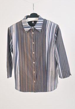 Vintage 90s stripped denim shirt