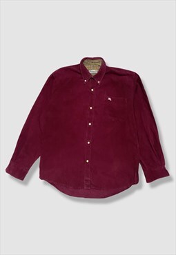 Burberry Cord Shirt : Purple 