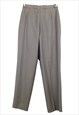 VINTAGE TROUSERS PANTS 90S Y2K HIGH WAISTED GREY STRAIGHT