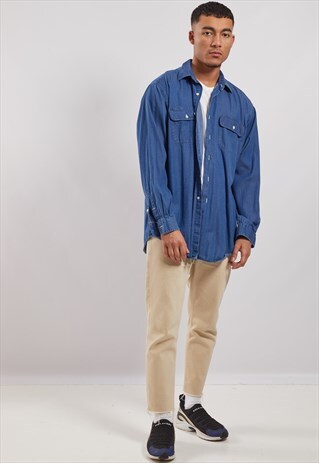 VINTAGE TOMMY HILFIGER DENIM SHIRT