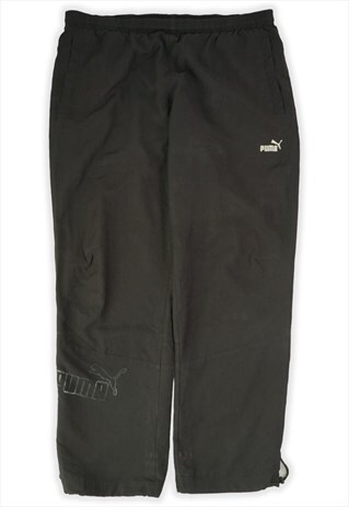 VINTAGE PUMA BLACK TRACKSUIT BOTTOMS WOMENS