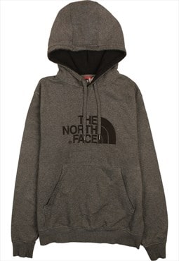 Vintage 90's The North Face Hoodie Spellout Grey Medium