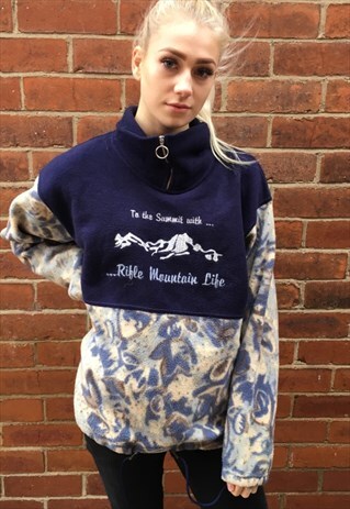 VINTAGE WINTER AZTEC FLEECE JUMPER