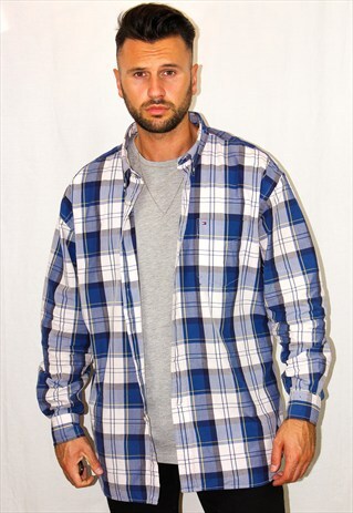 VINTAGE PLAID TOMMY HILFIGER SHIRT