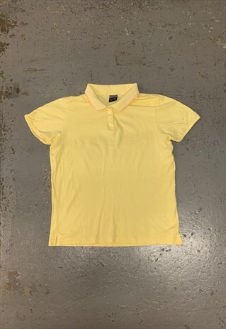 VINTAGE NIKE POLO SHIRT SHORT SLEEVE TOP EMBROIDERED LOGO