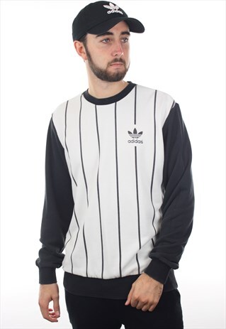 VINTAGE ADIDAS ORIGINALS SMALL LOGO SWEATSHIRT JUMPER