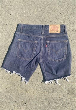 Vintage Levis 507 denim summer shorts W26