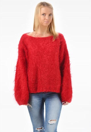 MOHAIR SWEATER OVERSIZED FUZZY