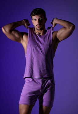 Open armhole tanktop CODE 22 in violet